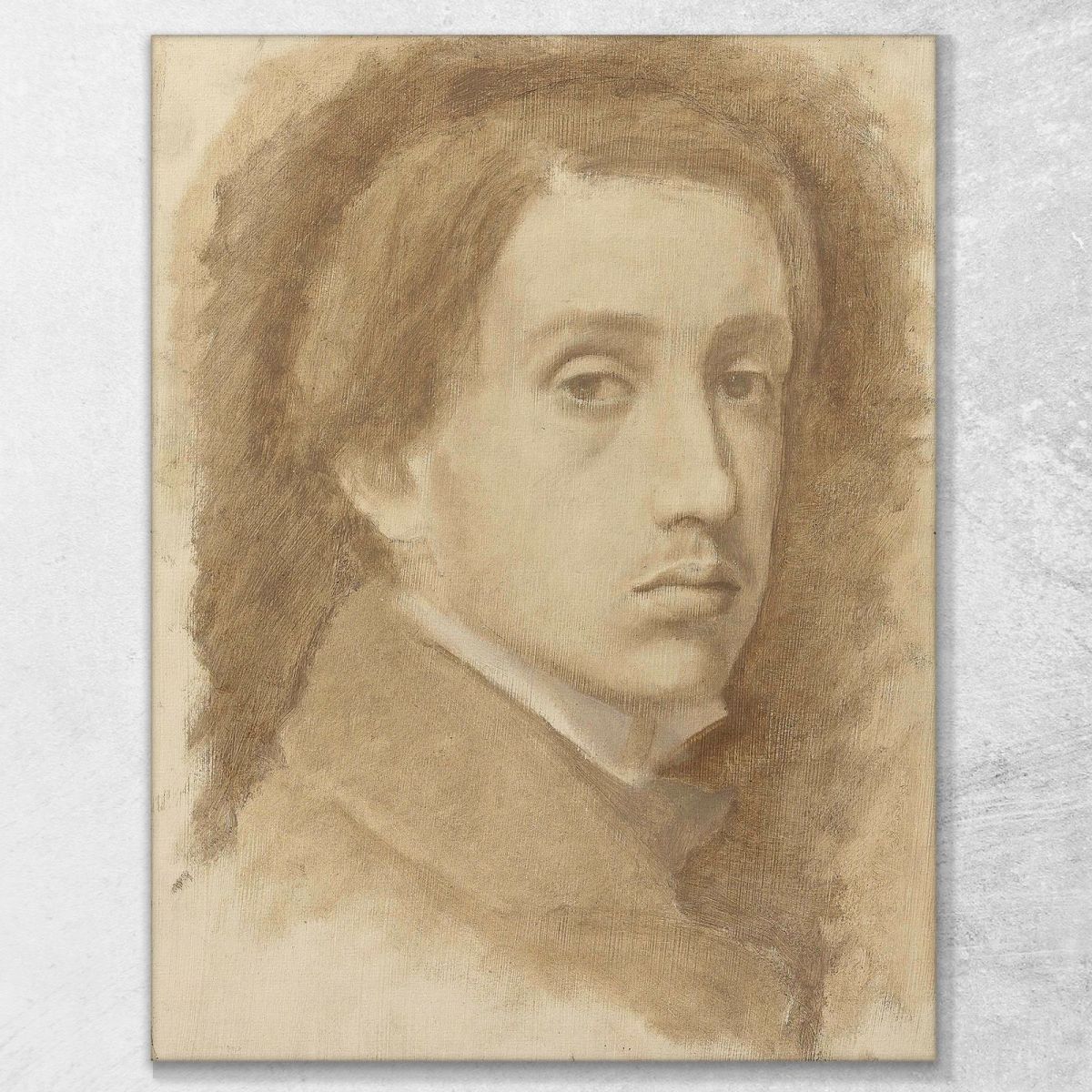 Self-Portrait 2 Edgar Degas edg120 canvas print 