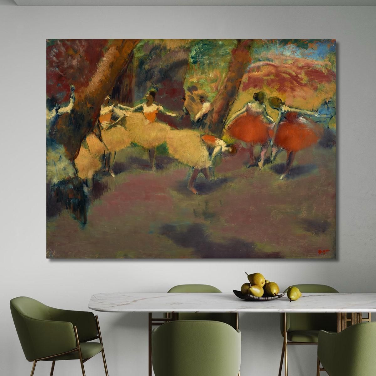 Before The Performance Edgar Degas edg126 canvas print 