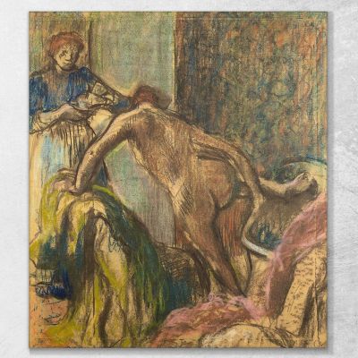 Breakfast After The Bath Edgar Degas edg129 canvas print 