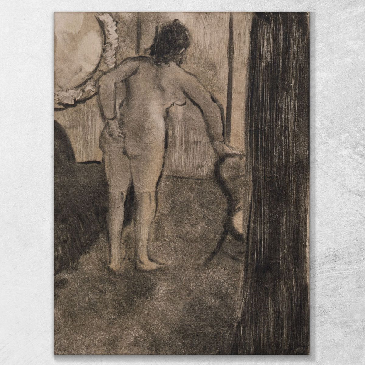 Brothel Scene (In The Living Room Of A Brothel) Edgar Degas edg130 canvas print 