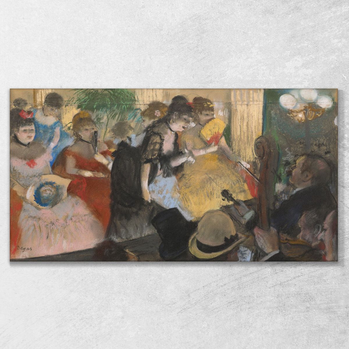 Café Concert Edgar Degas edg132 canvas print 