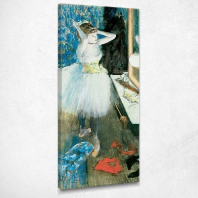 Dancer In Her Dressing Room Edgar Degas edg136 canvas print 