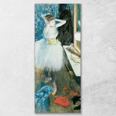 Dancer In Her Dressing Room Edgar Degas edg136 canvas print 