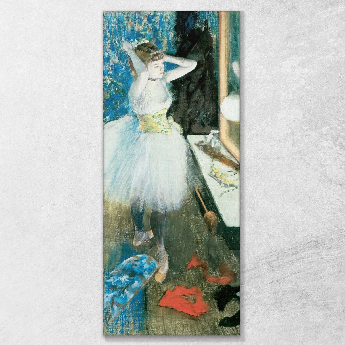 Dancer In Her Dressing Room Edgar Degas edg136 canvas print 