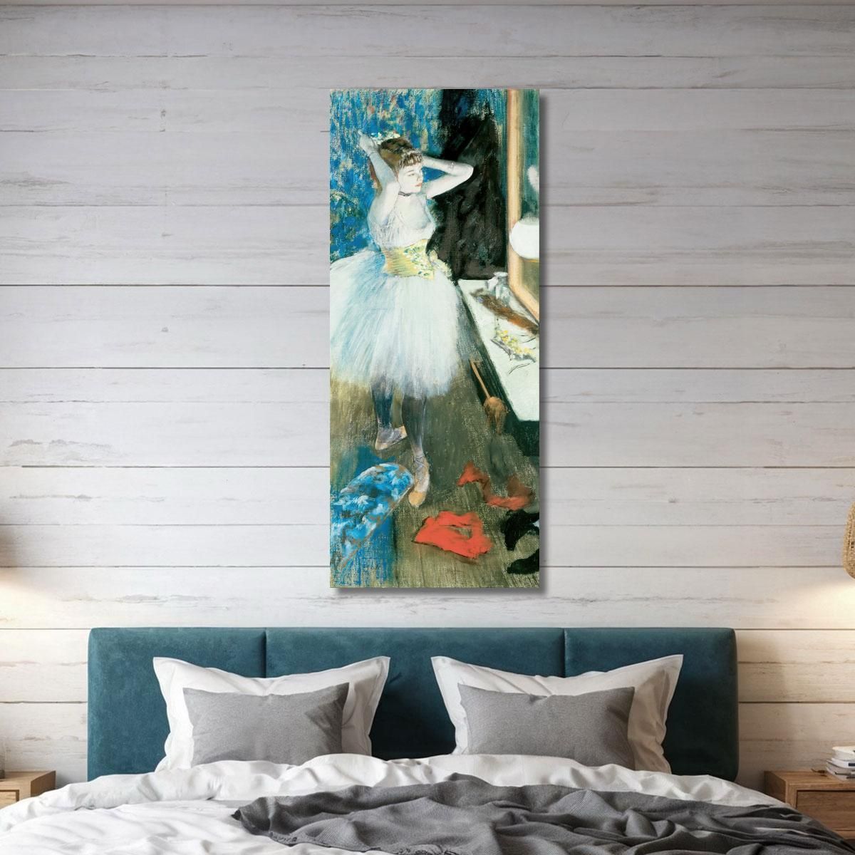 Dancer In Her Dressing Room Edgar Degas edg136 canvas print 