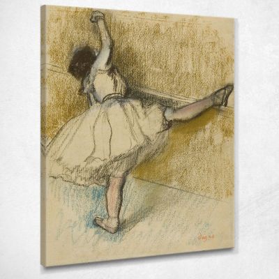 Dancer Stretching At The Bar Edgar Degas edg137 canvas print 