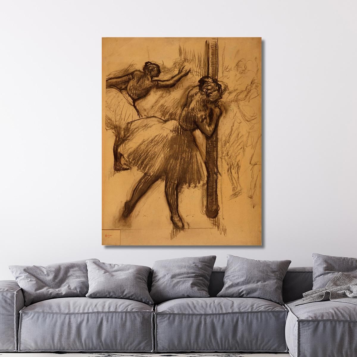 Dancer Leaning On A Column Edgar Degas edg149 canvas print 