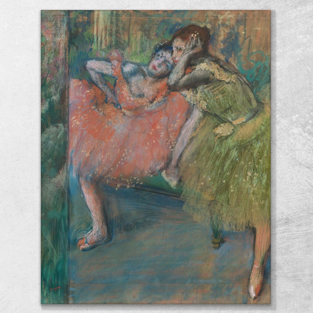 Dancers At The Foyer Edgar Degas edg153 canvas print 