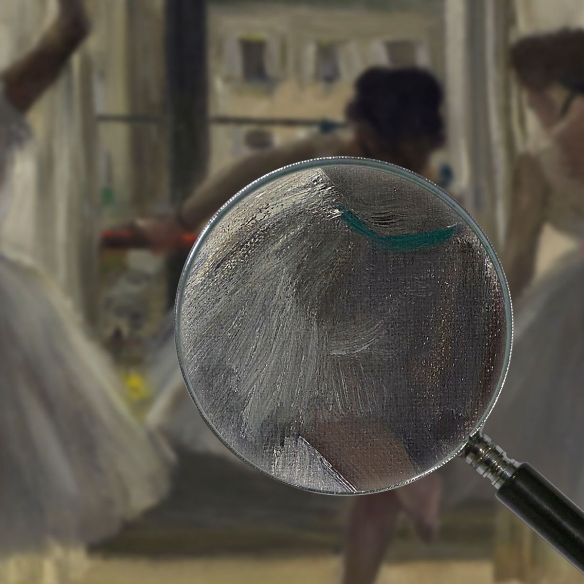 Dancers In An Exercise Room (Three Dancers) Edgar Degas edg154 canvas print