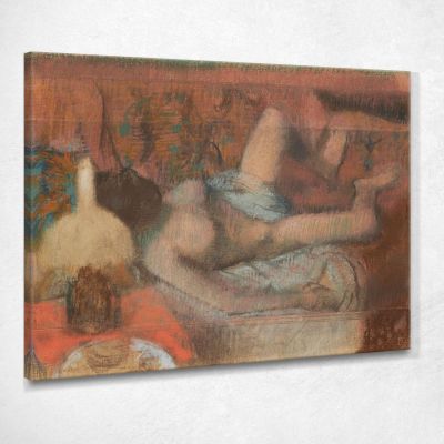 Naked Woman Lying Down Edgar Degas edg169 canvas print 