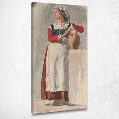 Italian Woman Edgar Degas edg185 canvas print 