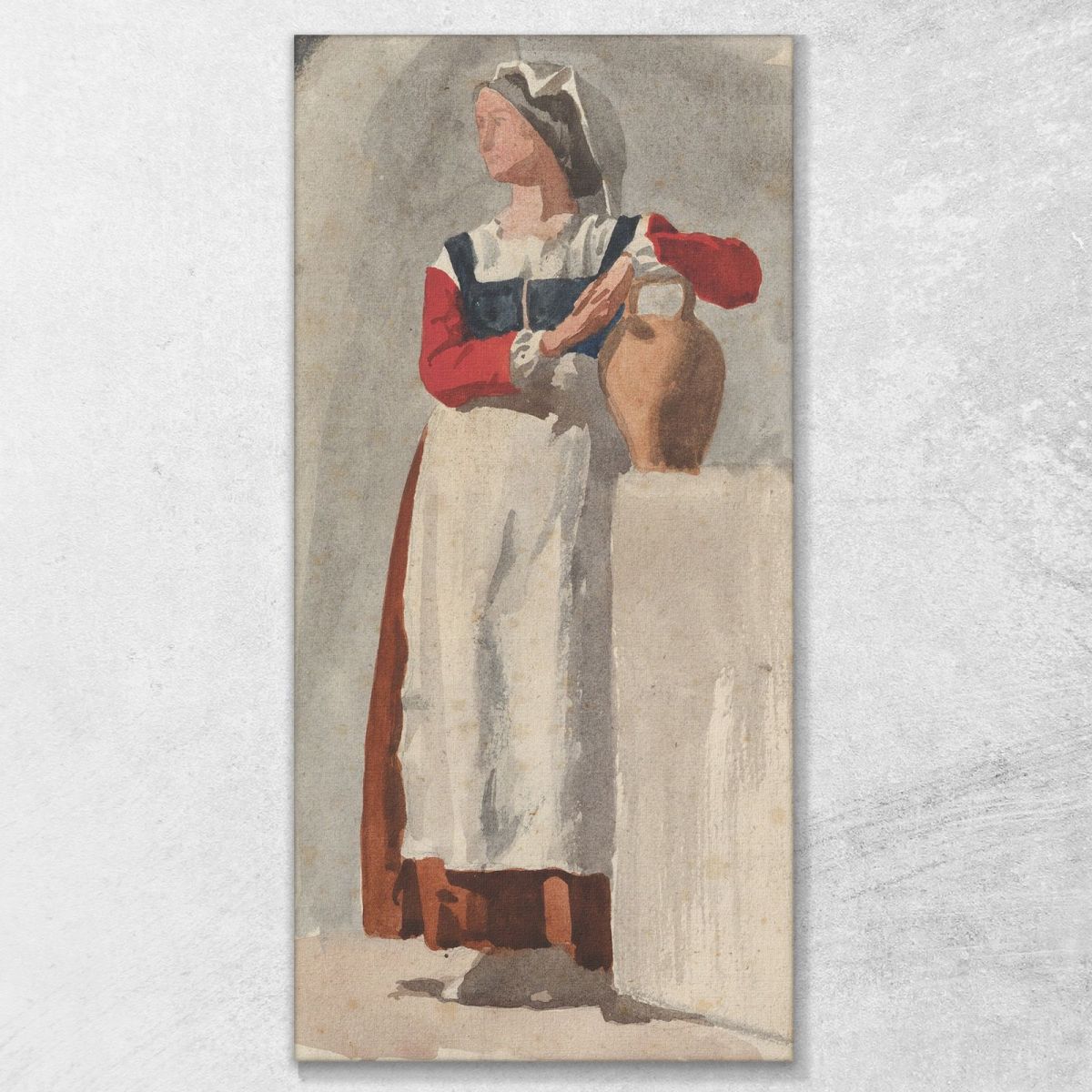 Italian Woman Edgar Degas edg185 canvas print 