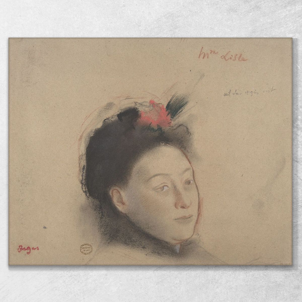 Madame Lisle Edgar Degas edg202 canvas print 