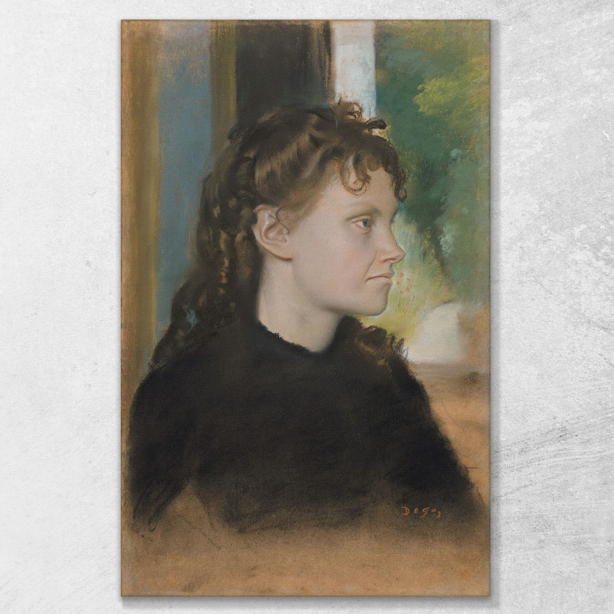 Madame Théodore Gobillard Edgar Degas edg204 canvas print 
