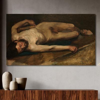Male Nude Edgar Degas edg208 canvas print 