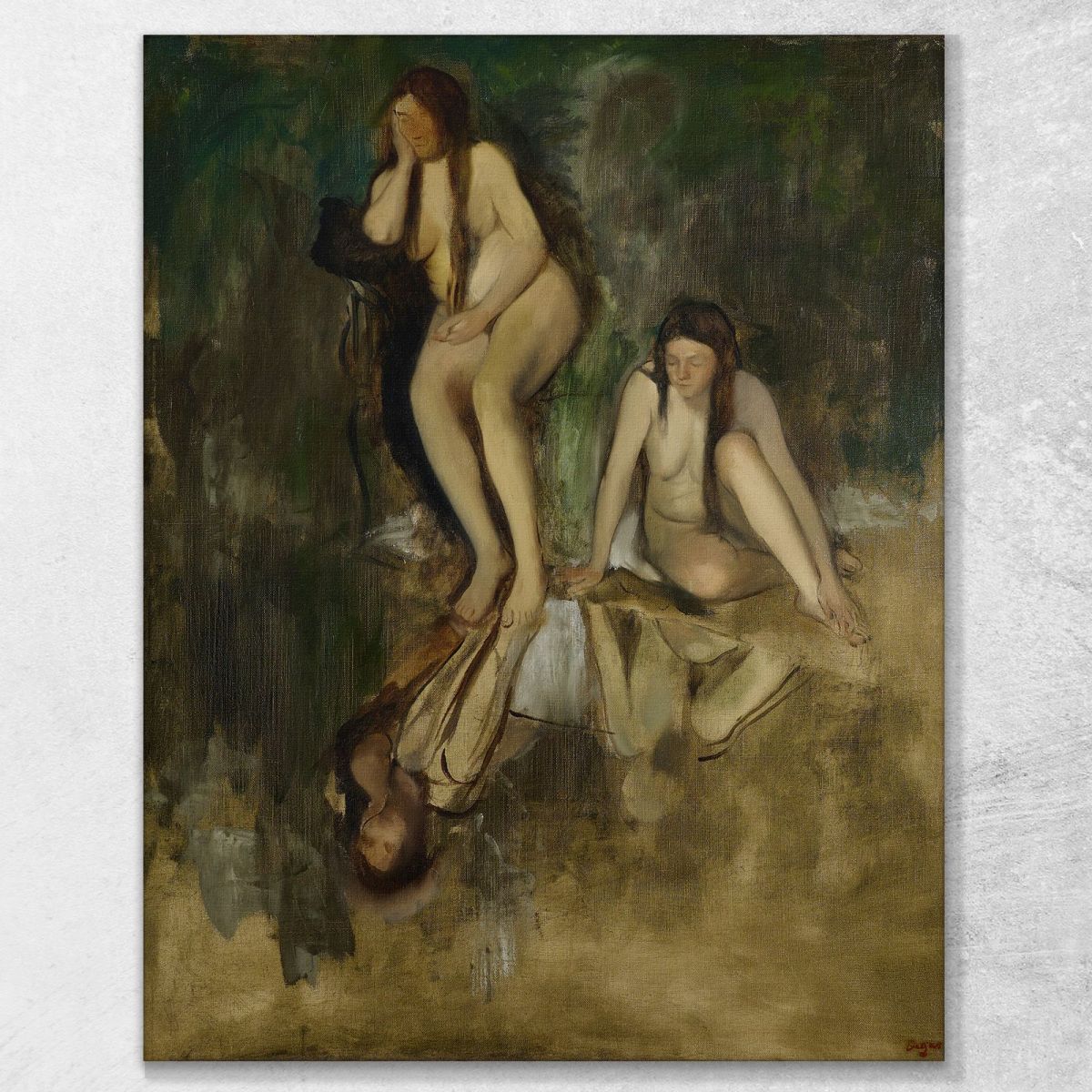 Miss Fiocre In The Ballet La Source Edgar Degas edg213 canvas print 