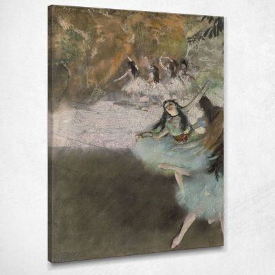 On The Stage Edgar Degas edg220 canvas print 