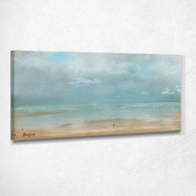 Beach At Low Tide Edgar Degas edg222 canvas print 