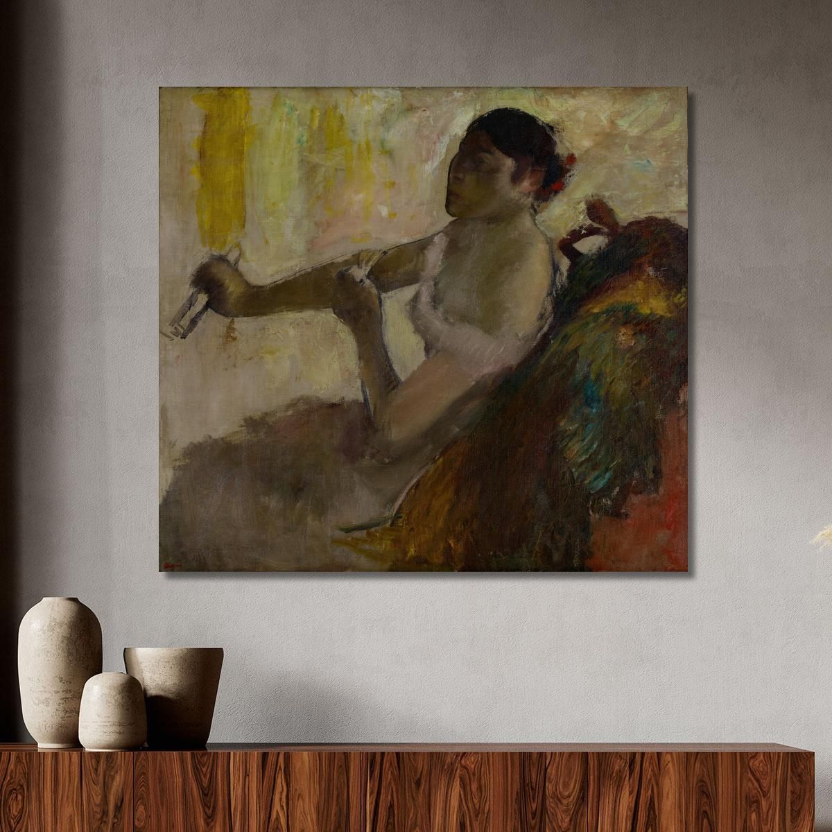 Portrait Of Miss Rose Caron (Portrait Of Rose Caron) Edgar Degas edg224 canvas print 