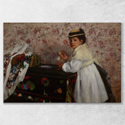 Portrait Of Mlle. Hortense Valpinçon Edgar Degas edg232 canvas print 