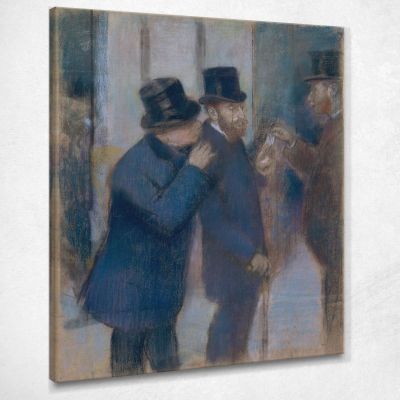 Portraits At The Stock Exchange 2 Edgar Degas edg235 canvas print 