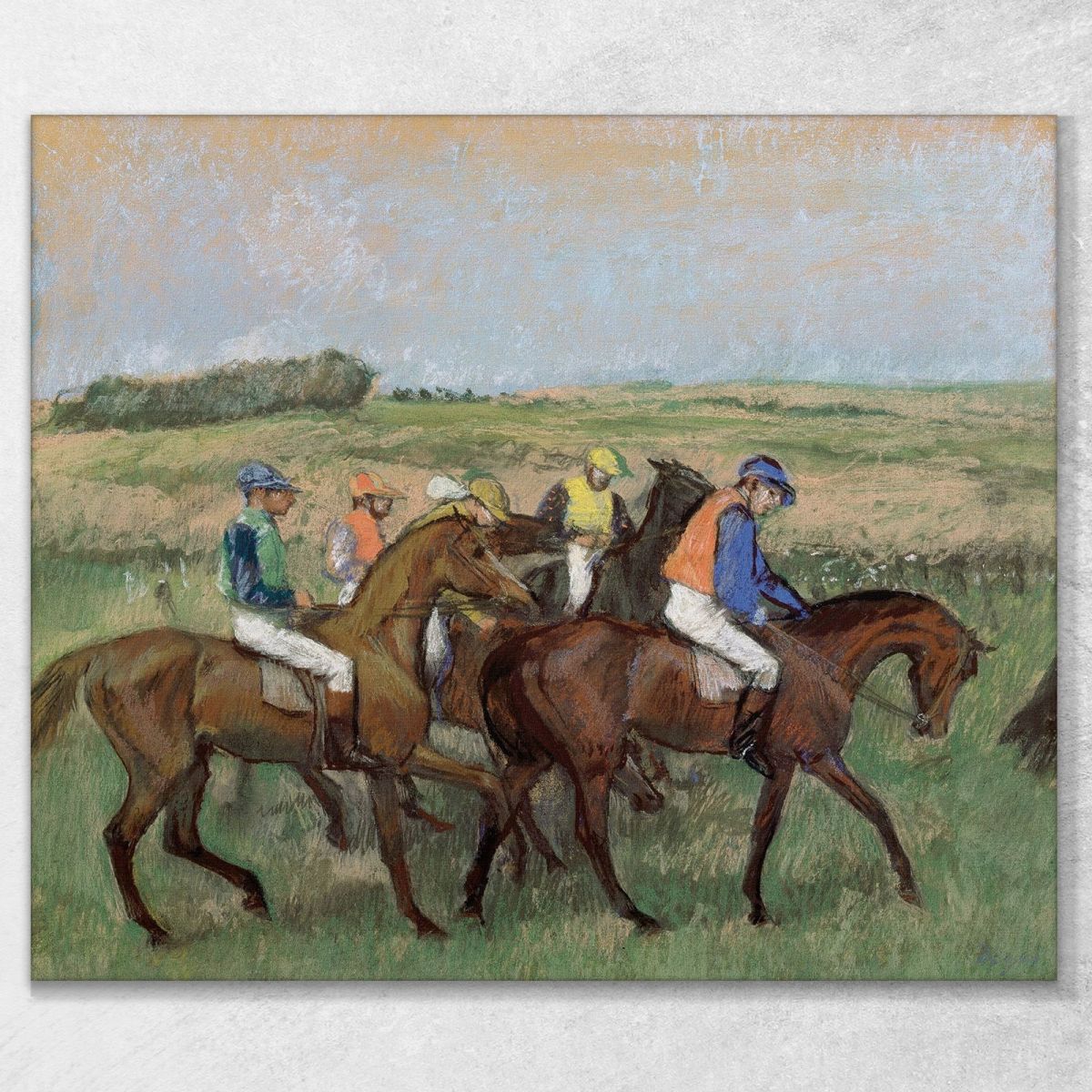 Races Edgar Degas edg237 canvas print 