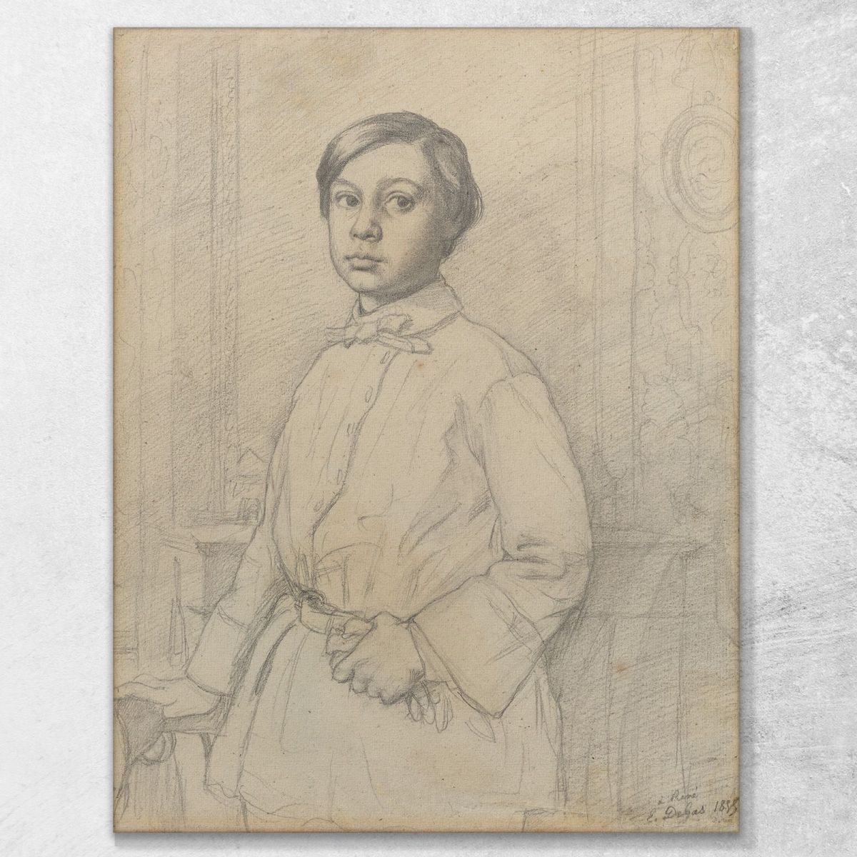 René De Gas Edgar Degas edg238 canvas print 