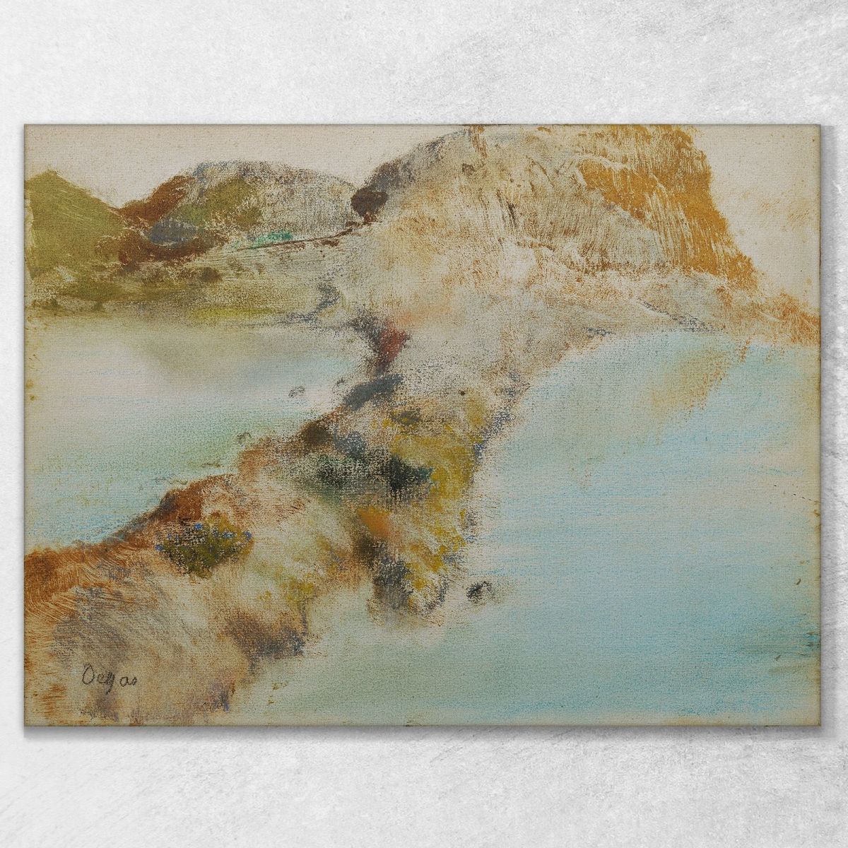 Rocky Coast Edgar Degas edg240 canvas print 