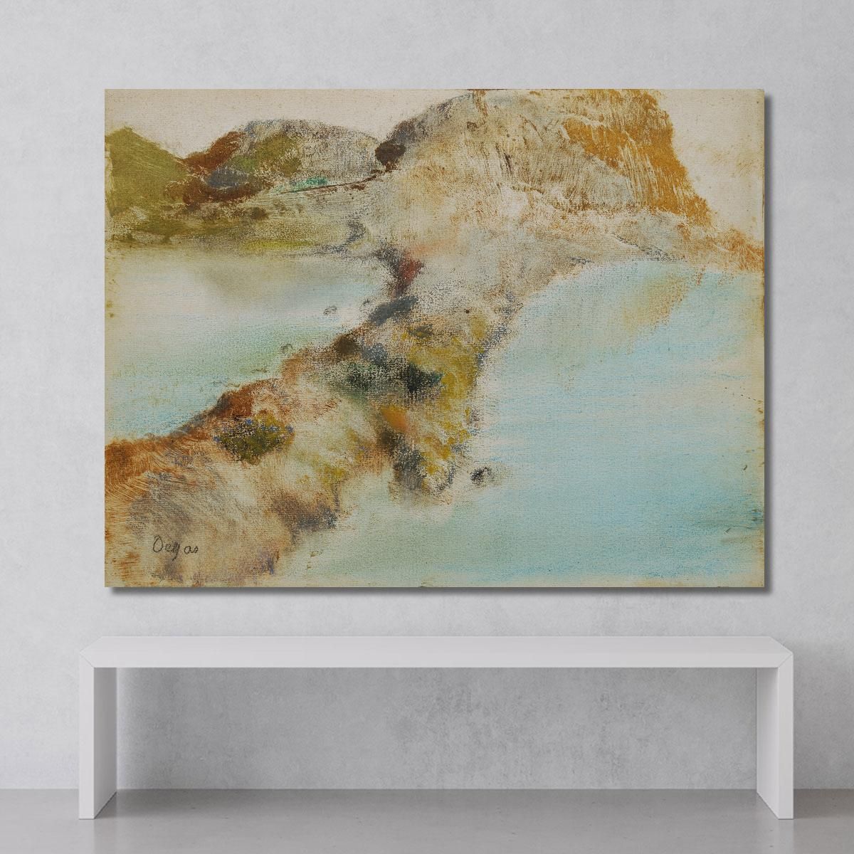 Rocky Coast Edgar Degas edg240 canvas print 