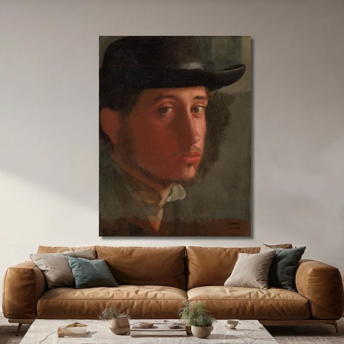 Self-Portrait Edgar Degas edg246 canvas print 