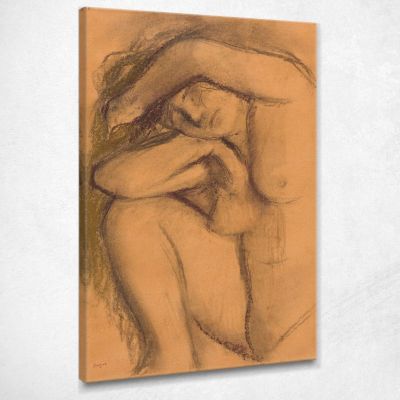 Study Of The Nude Edgar Degas edg253 canvas print 