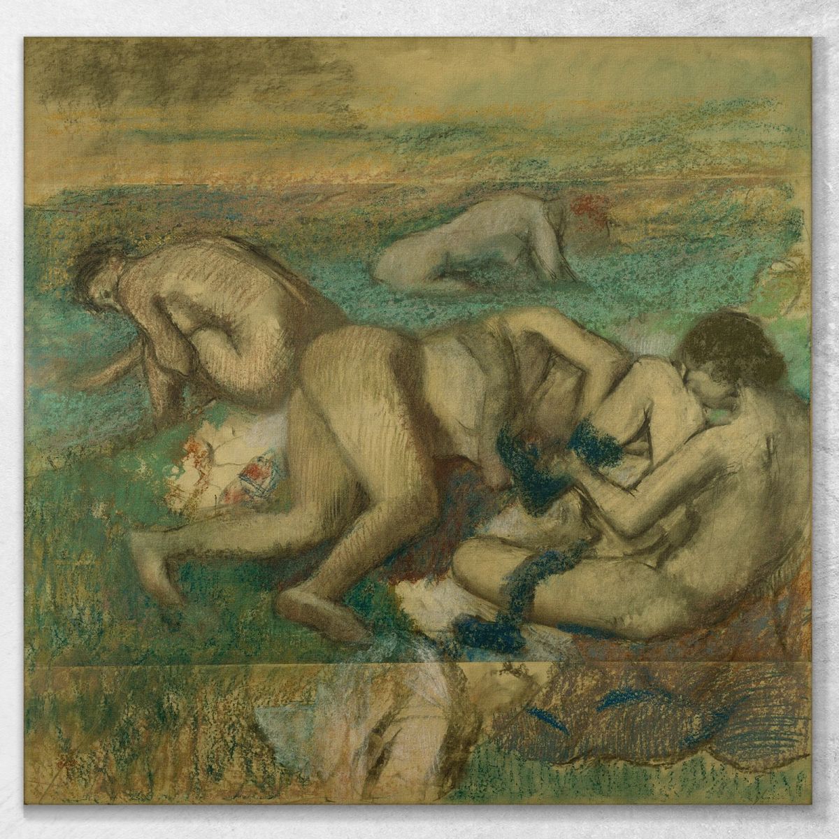 The Bathers Edgar Degas edg258 canvas print 