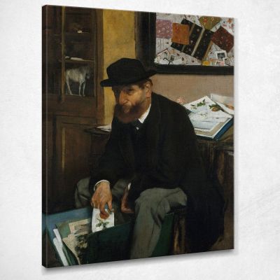 The Collector Of Prints Edgar Degas edg262 canvas print 