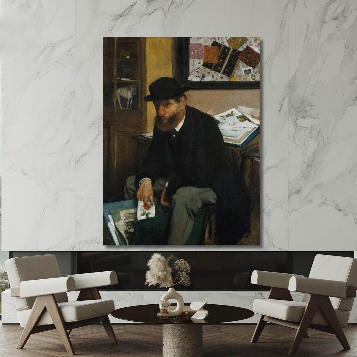 The Collector Of Prints Edgar Degas edg262 canvas print 