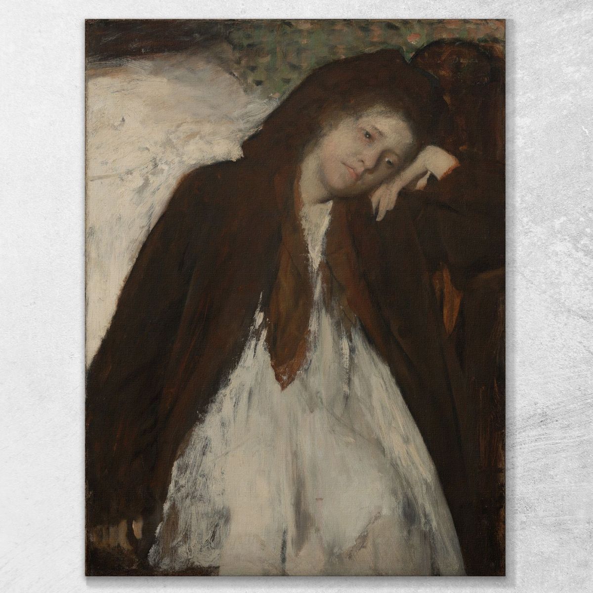 The Convalescent Edgar Degas edg263 canvas print 