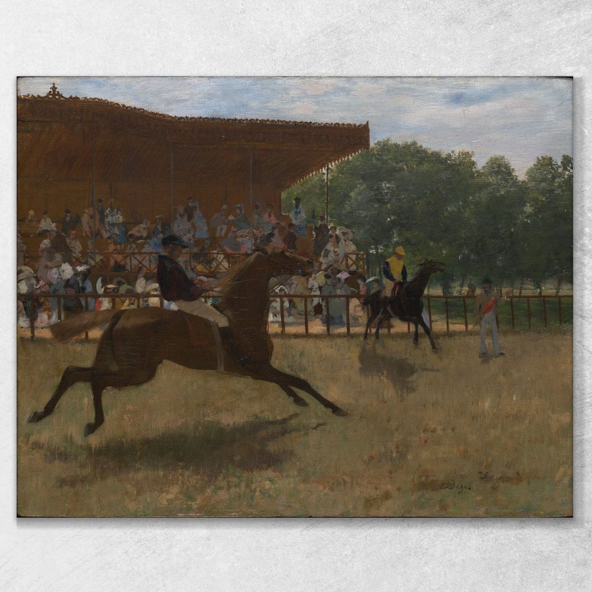 The False Start Edgar Degas edg268 canvas print 