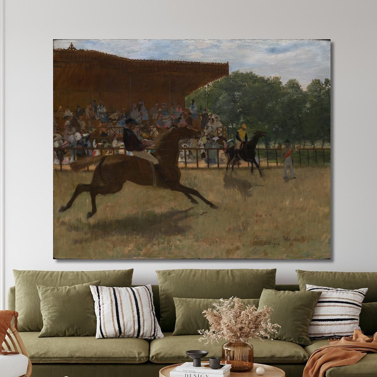The False Start Edgar Degas edg268 canvas print 