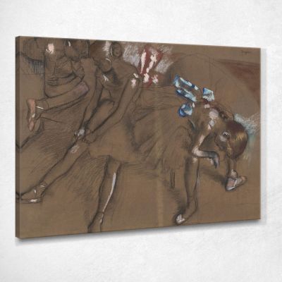 Three Dancers Resting Edgar Degas edg275 canvas print 
