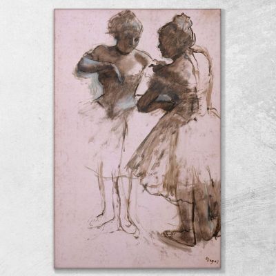 Two Dancers 4 Edgar Degas edg281 canvas print 