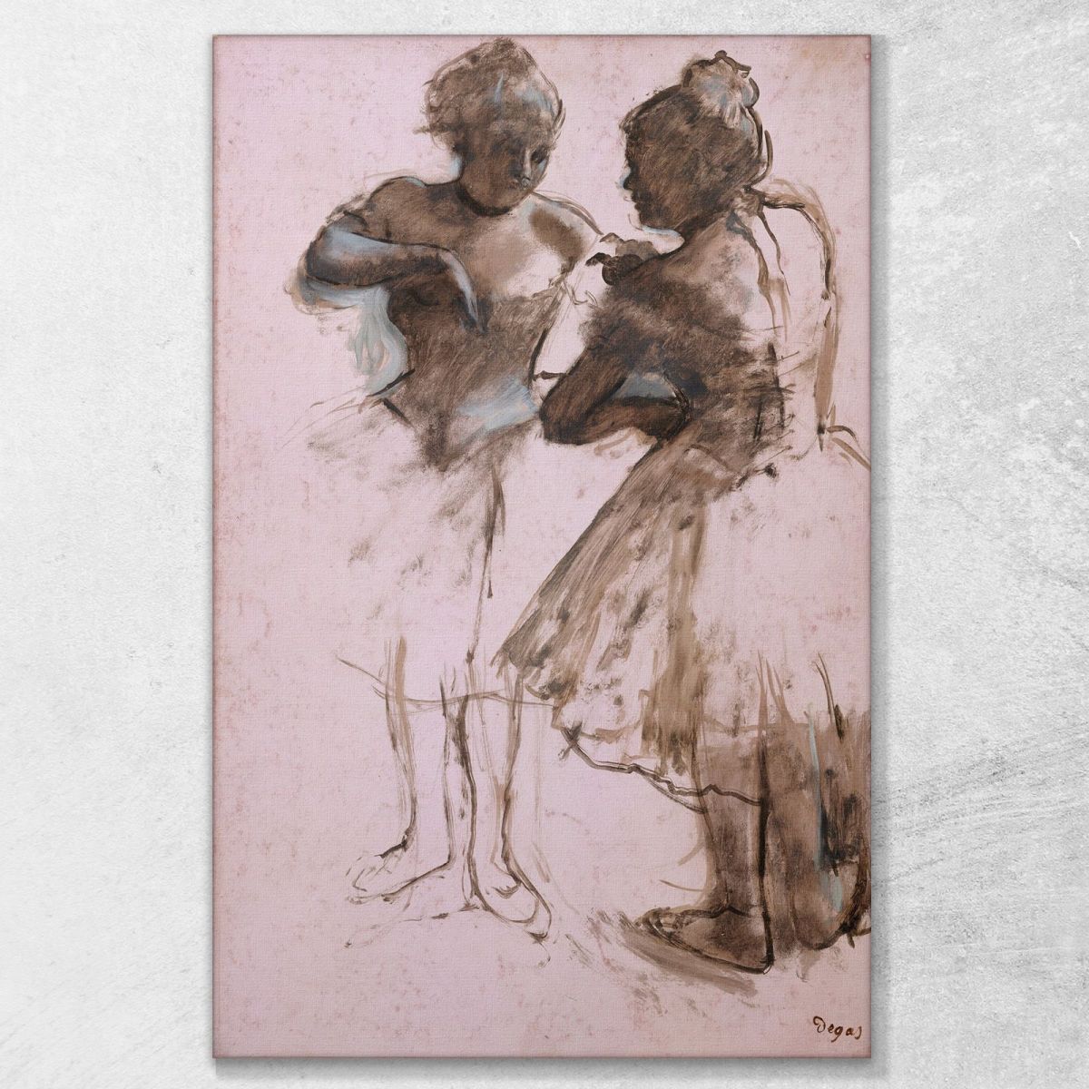 Two Dancers 4 Edgar Degas edg281 canvas print 