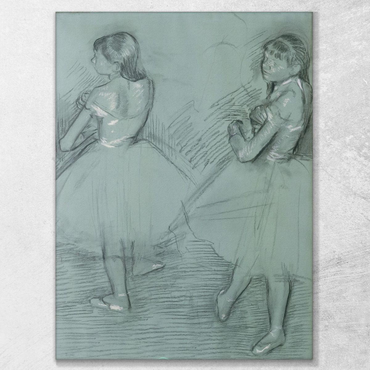 Two Dancers 5 Edgar Degas edg282 canvas print 