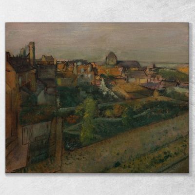View Of Saint-Valéry-Sur-Somme Edgar Degas edg289 canvas print 