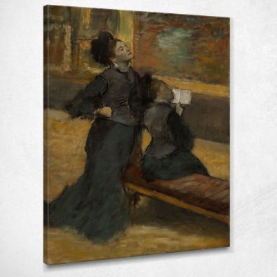Visit To A Museum Edgar Degas edg291 canvas print 