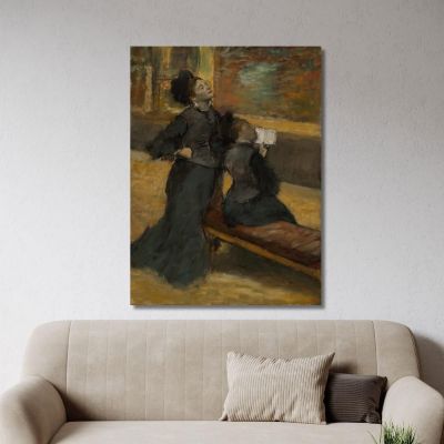 Visit To A Museum Edgar Degas edg291 canvas print 