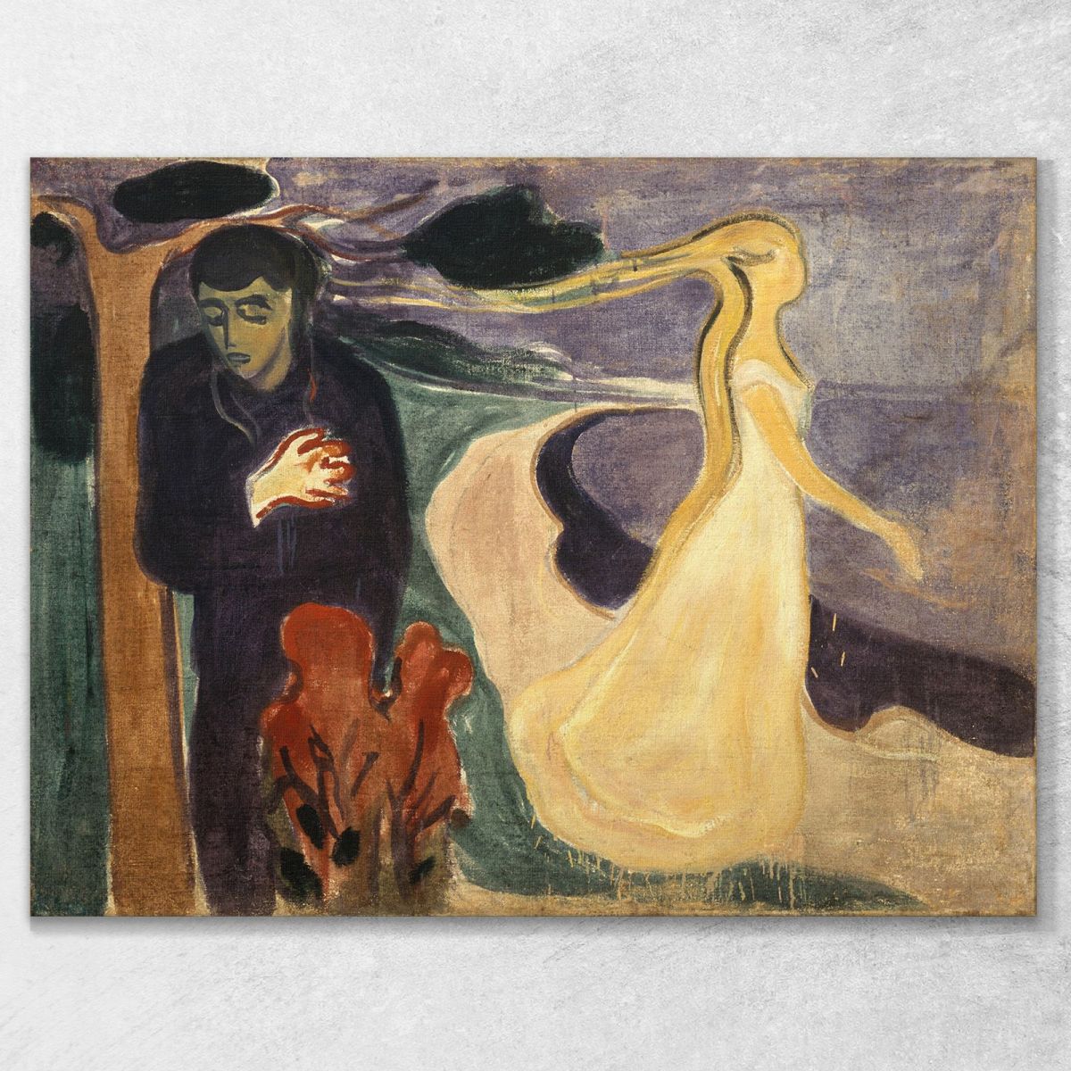 Separation Edvard Munch, em5 canvas print