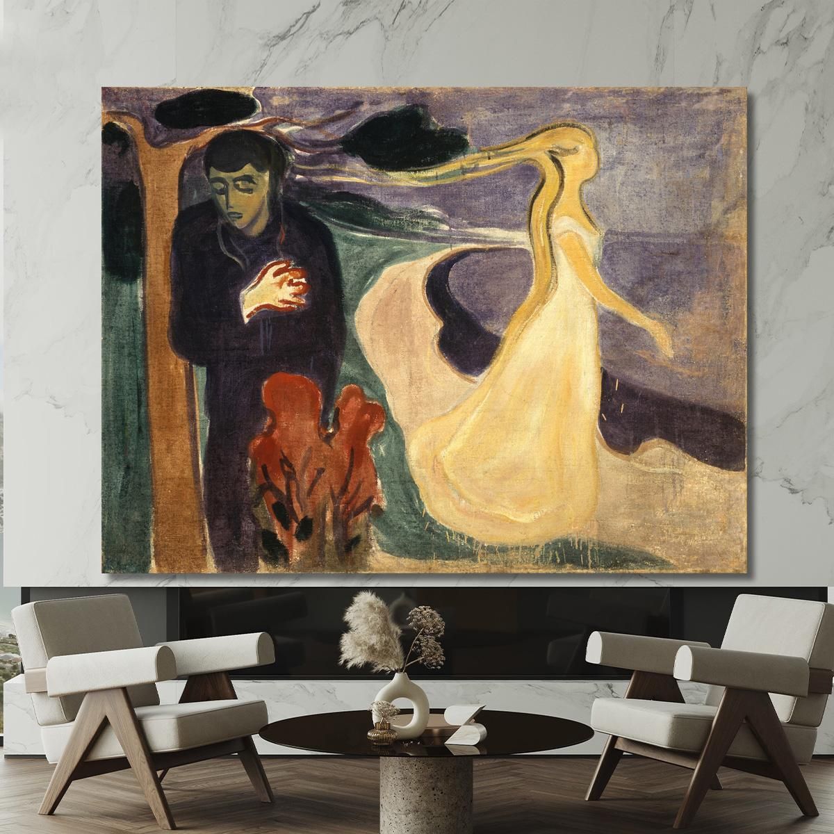 Separation Edvard Munch, em5 canvas print