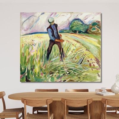 The Barn Edvard Munch, em8 canvas print