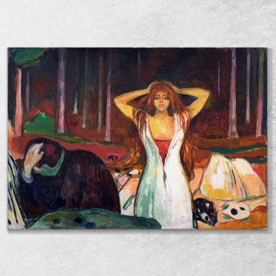 Dust Edvard Munch, em24 canvas print