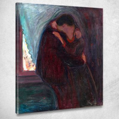 The Kiss Edvard Munch em30 canvas print 