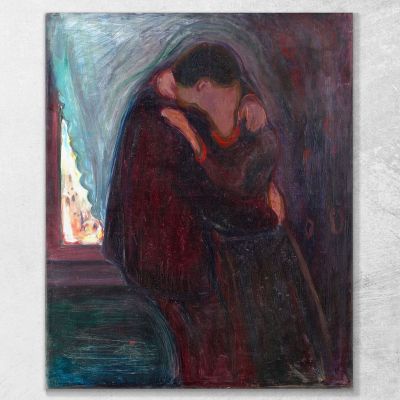 The Kiss Edvard Munch em30 canvas print 